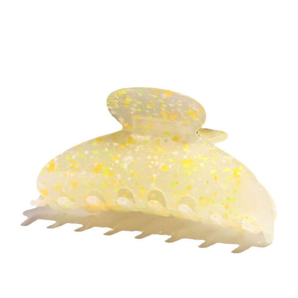 Hannah Hair Claw Confetti Yellow