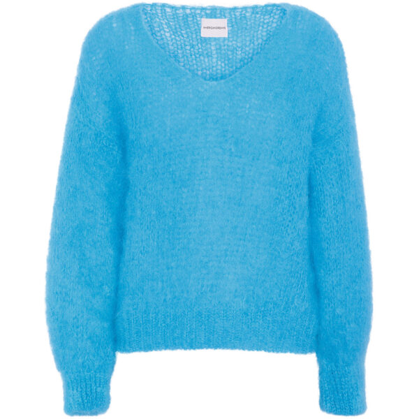 Milana LS Mohair Knit Aqua Blue
