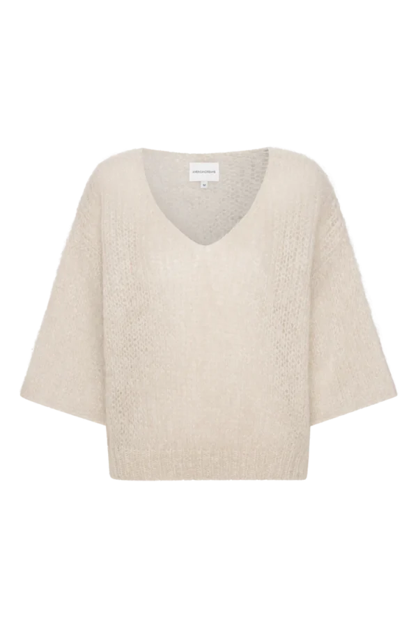 Miranda Shortsleeve Pullover Beige