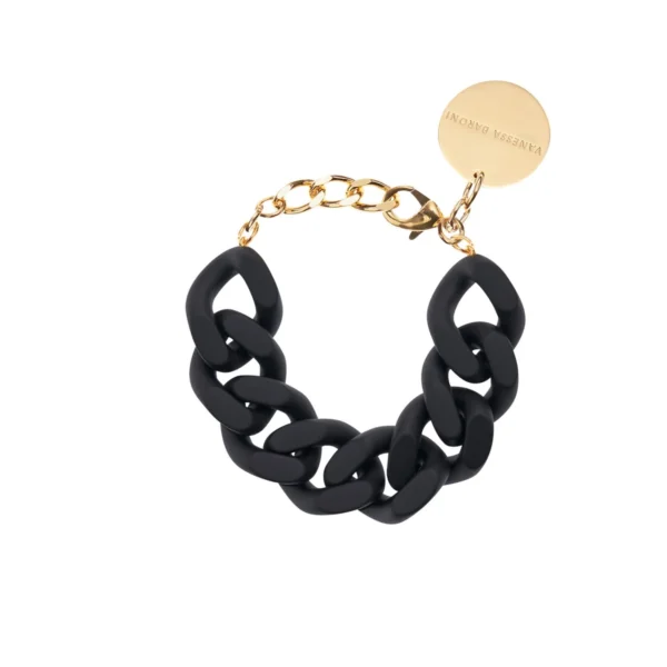 Vanessa Baroni Armband Matt Svart