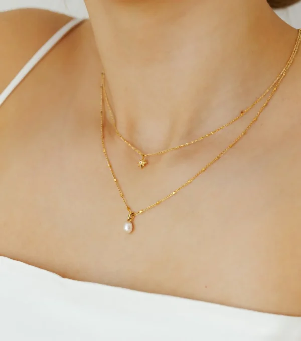 Treasure Single Pearl Halsband - Bild 2