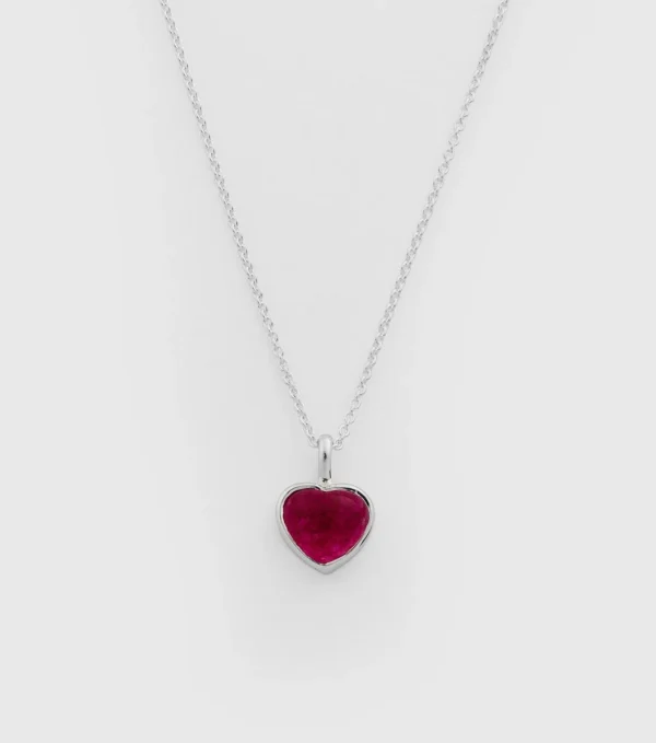 La La Love halsband Pink Quartz Silver