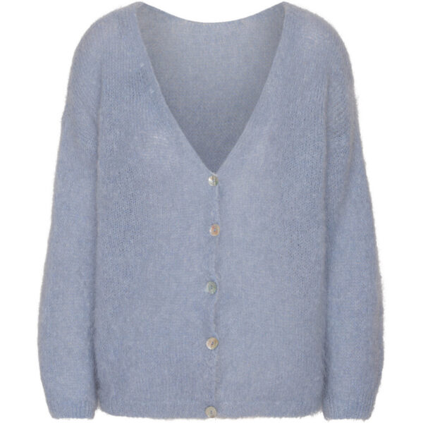 Cornelia Ls Cardigan Light Blue