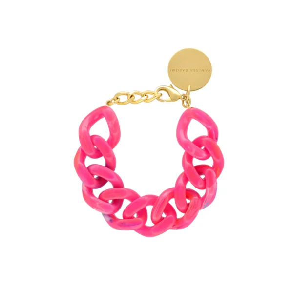 Vanessa Baroni Armband Fuchsia Marble