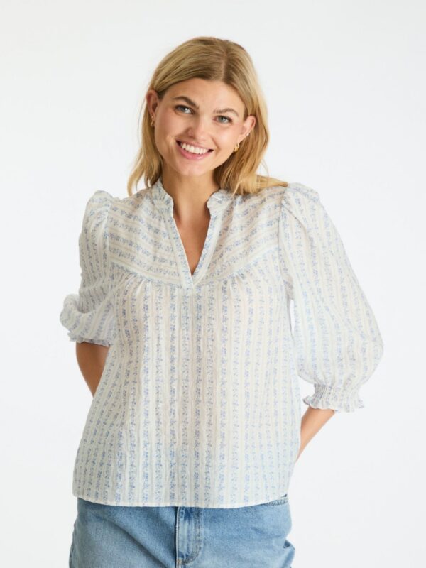 Carlie Blommig blus - Bild 3