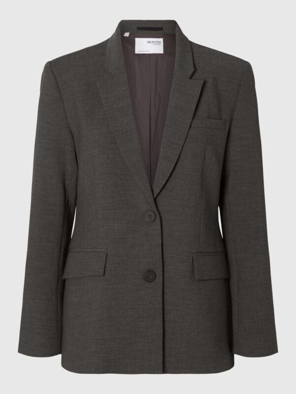 SLFRITA Blazer Dark Grey Melange