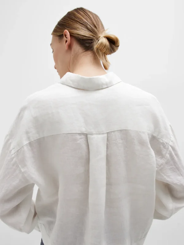 SLFLINNIE LS LINEN SHIRT NOOS - Bild 2