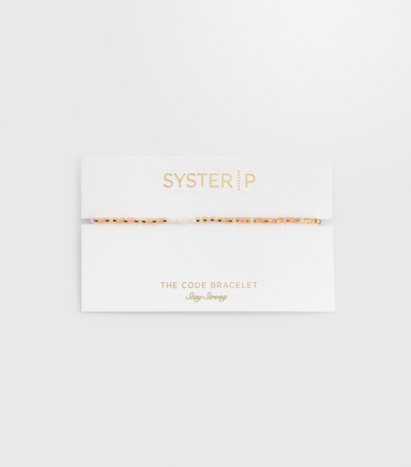 Code Bracelet Gold - Bild 3