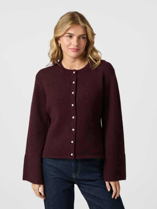 Mixie Knit Cardigan Wine - Bild 2