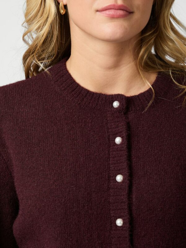 Mixie Knit Cardigan Wine - Bild 4