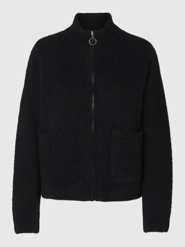 SLFSIA RAS LS KNIT ZIPPER CARDIGAN Noos