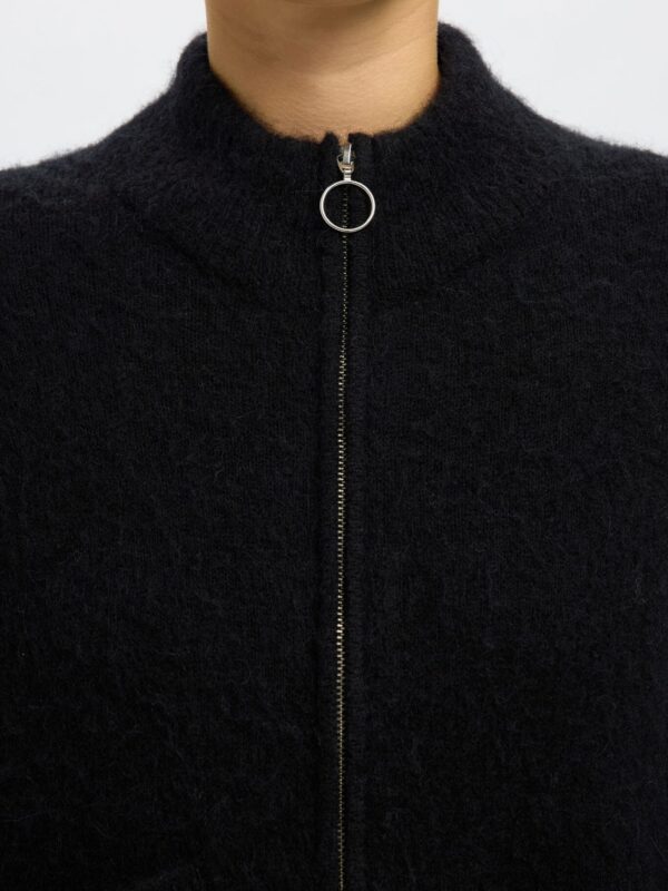 SLFSIA RAS LS KNIT ZIPPER CARDIGAN Noos - Bild 3