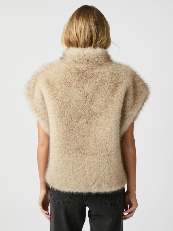 Kevini Faux Fur Vest - Bild 4